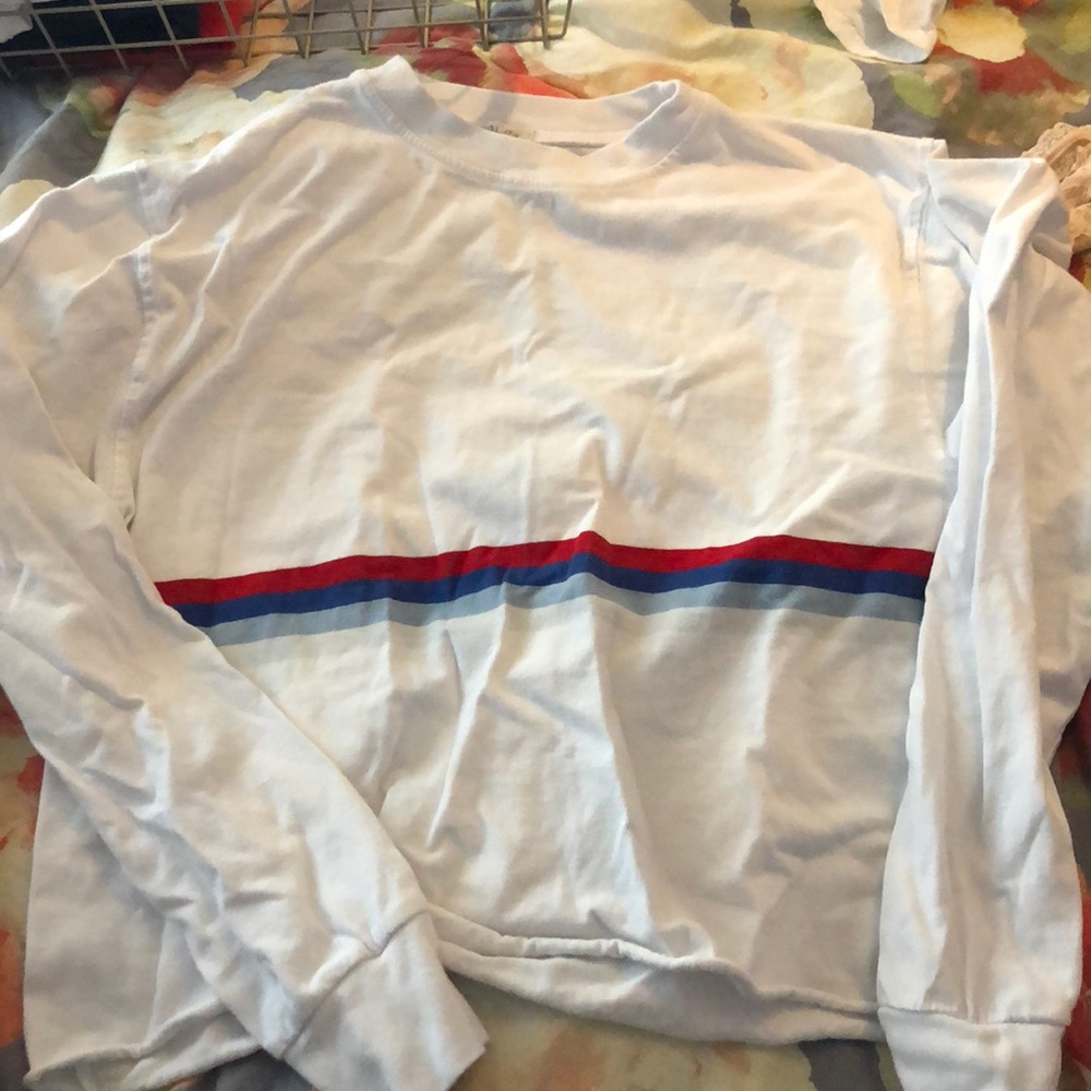Cropped long sleeve brandy Melville top